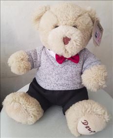 Abbildung: Bär quasi NEU 25cm von Douglas UND Puppe  23cm