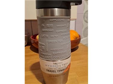 Abbildung: Hydrosteel Travel Mug (14 oz)   - NEU -