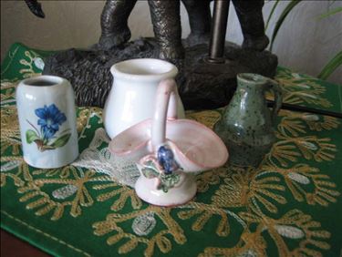 Abbildung: 4 kl. Deko-Artikel aus Familien-Nachlass, DDR-Ära