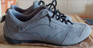 Abbildung: KangaROOS Damen Gr. 41 grau Schnürer 