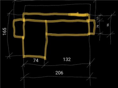 Abbildung: Funktionssofa / Schlafcouch