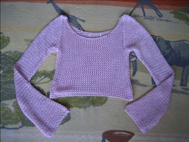 Abbildung: kurzer Pullover Gr. 34, Boutique, ungetragen