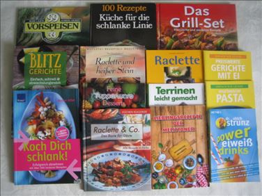 Abbildung: Bücher-Konvolut, teils ungelesen,unbenutzt