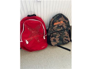 Abbildung: Rucksäcke zu verschenken 