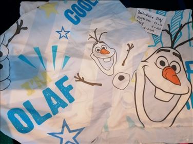 Abbildung: Bettwäsche olaf 2 Teile Bezug groß und  Kopfkissen