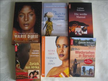 Abbildung: 6 Bücher Biografien - Afrika