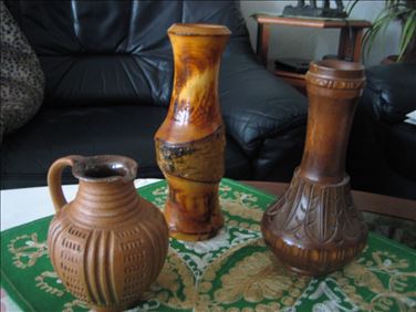 Abbildung: diverse Artikel aus Familien-Nachlass,Holz u.a. Material
