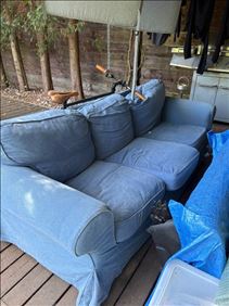 Abbildung: 3 Sitzer Sofa mit einzeln waschbaren Bezügen 