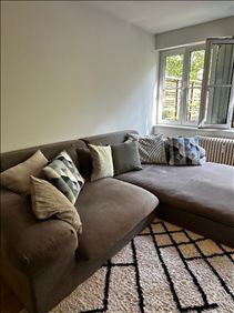 Abbildung: Ecksofa grau