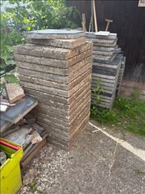 Abbildung: Beton Steine Terrasse 