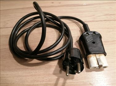 Abbildung: Kabel 2m, mit Stecker für altes Waffeleisen vintag DDR Ära