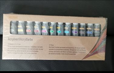 Abbildung: Unbenutzt.Acrylfarbe XENOS 12x12 ml
