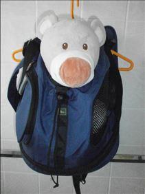 Abbildung: Tragetasche/ Frontrucksack für Kleintiere von Hunter 