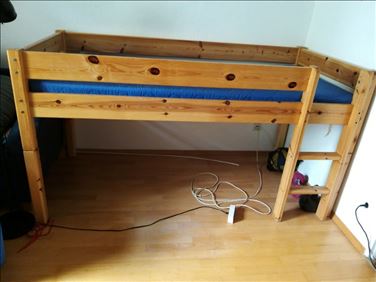 Abbildung: Hochbett Massivholz Kiefer