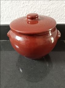 Abbildung: Keramik Topf mit Deckel (15x12 cm, 750 ml)