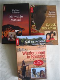 Abbildung: 3 Bücher Corinne Hofmann, Biografien