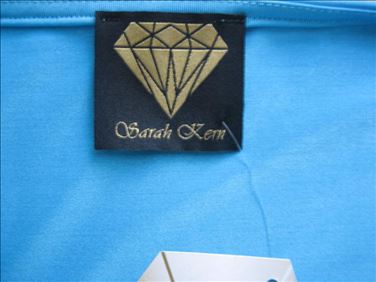 Abbildung: Designer-Stretch-Shirt Gr. 50, Sarah Kern mit Etikett